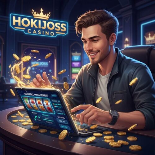 Pemain slot online mengatur modal dan bankroll di HOKIJOSS, menikmati free spin dan kemenangan.